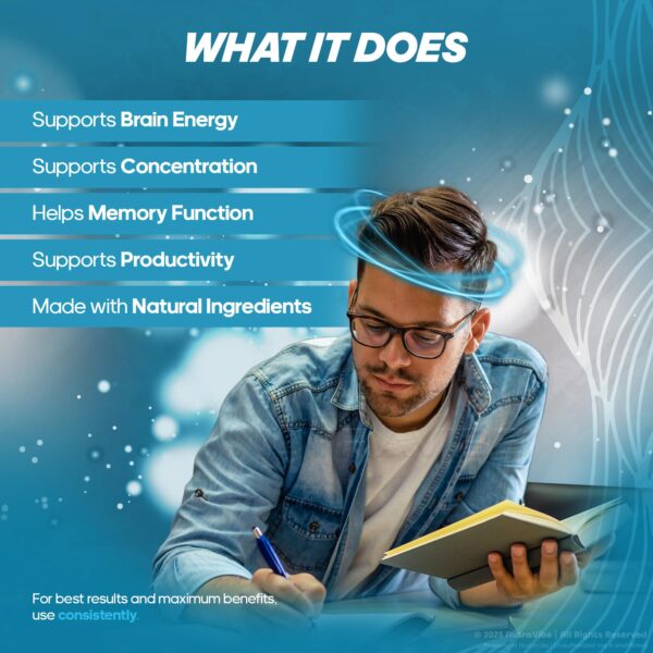 Frente de Brain Clear frasco Frente de Brain Clear frasco