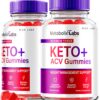 Metabolix Labs Keto Plus ACV gomitas paquete frontal