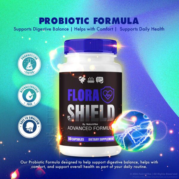 Cápsulas Flora Shield en envase