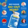 Cápsulas Go-Out Now apoyo salud renal y vesícula