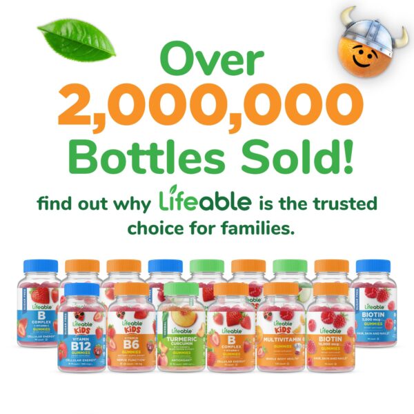 Gomitas naturales Lifeable vinagre sidra manzana niños