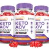 Gominolas Turbo Ripped Keto ACV 2000mg empaquetado tres unidades