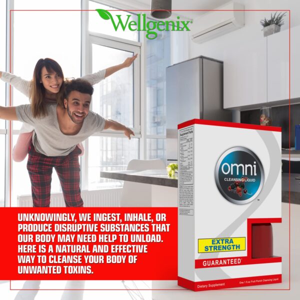 Wellgenix Omni Detox etiqueta trasera con información nutricional