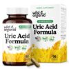 Frasco de cápsulas Wild & Organic para ácido úrico