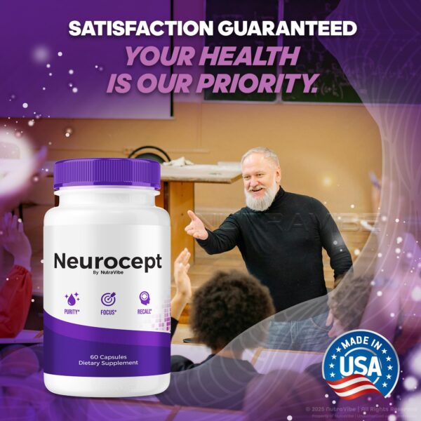 Logotipo Neurocept en envase Logotipo Neurocept en envase