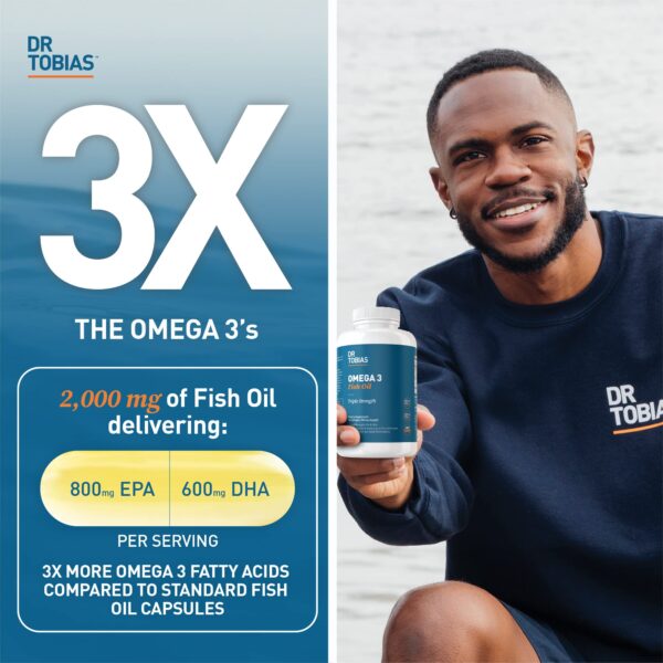 Cápsulas Omega 3 triple fuerza para salud