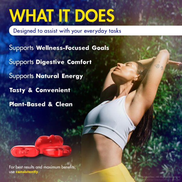 Presentación de 120 gomitas