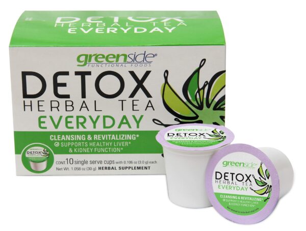 greenside té herbal detox caja 10 tazas orgánicas