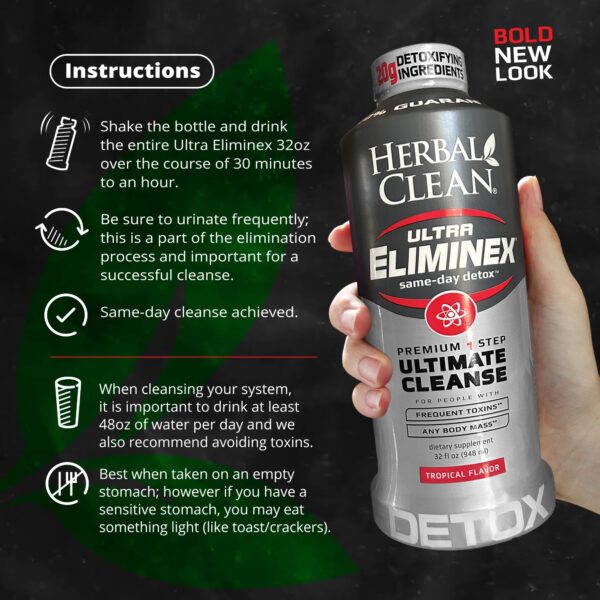 Suplemento desintoxicante Herbal Clean Ultra Eliminex 32oz