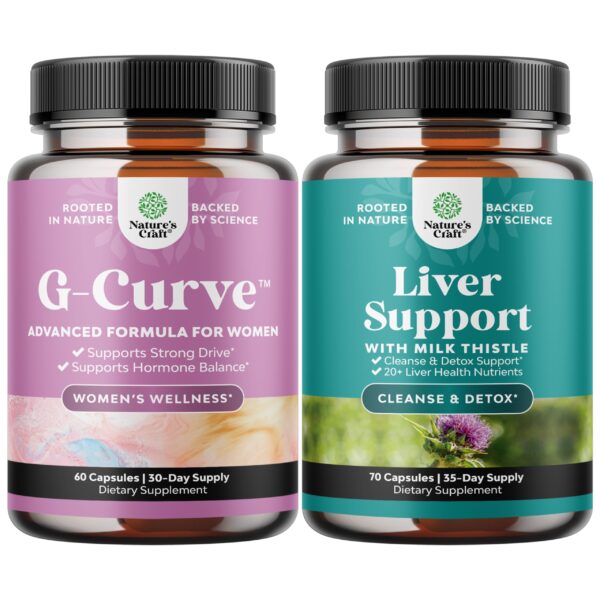 Natures Craft G-Curve pastillas para realzar curvas botella