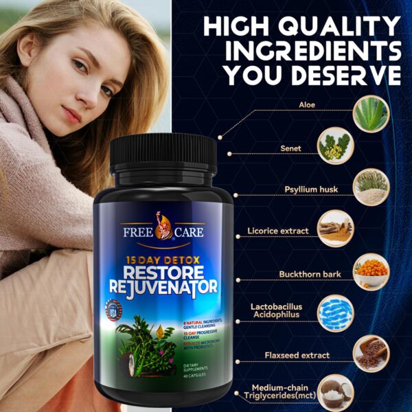 FreeCare limpieza del colon para adultos saludable