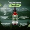 Suplemento limpieza cuerpo zeolita MEGA HEALTH con gotas