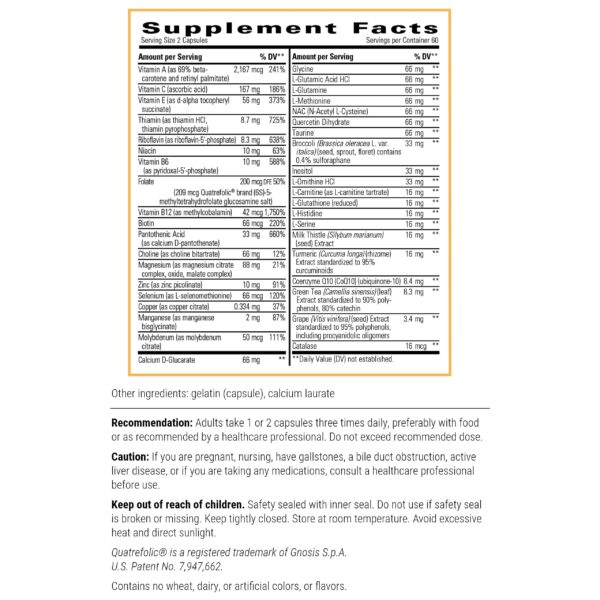 Suplemento para fortalecer función del hígado Integrative Therapeutics