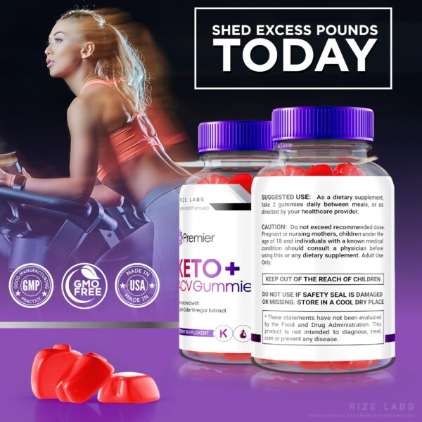 rize labs gomitas keto oficial fórmula avanzada 120 unidades