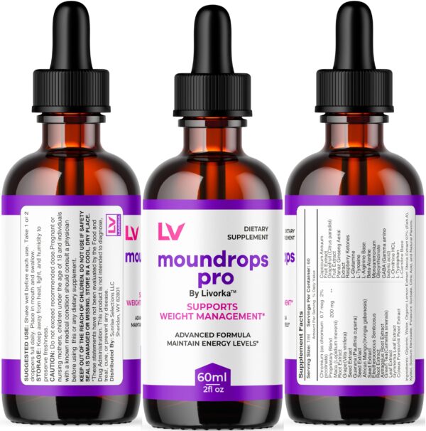 Moundrops Pro 3 botellas paquete para 3 meses de uso