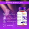 Caja frontal Turbo Ripped Keto ACV 60 gummies