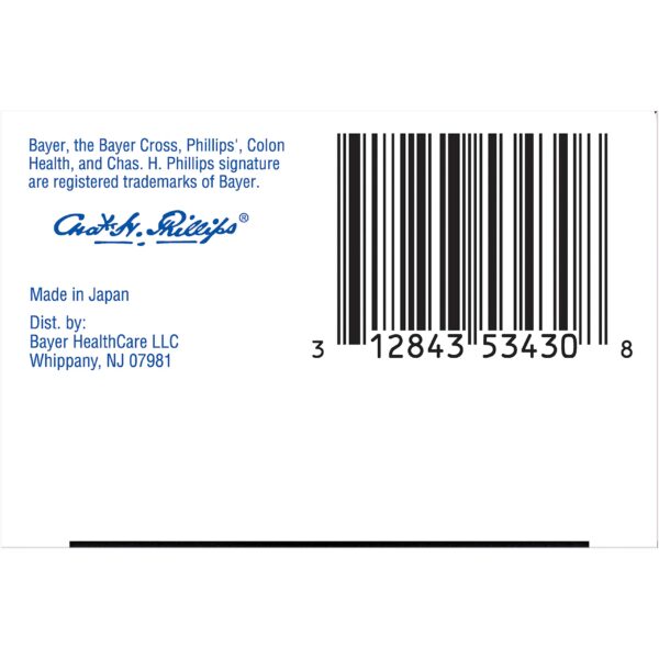 Vista lateral suplemento probiótico Phillips colon salud