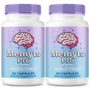 NutraVibe Memyts cápsulas empaque frontal NutraVibe Memyts cápsulas empaque frontal