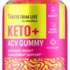 Gomitas Keto Lite Trim ACV paquete principal con vinagre de manzana