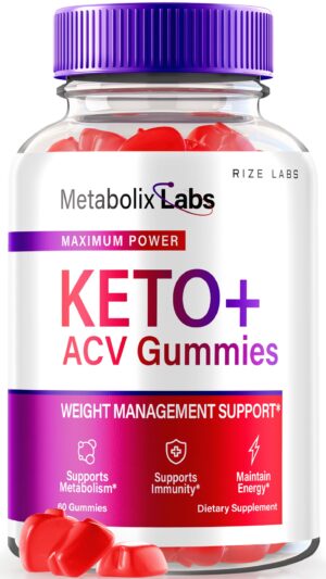 Gomitas keto Metabolix Labs con vinagre de sidra para adelgazar