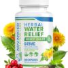 Herbal Water Relief pastillas diuréticas paquete frontal