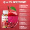 Detalle de gomita de vinagre sidra manzana keto swiss bioenergetics