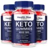 Frente de paquete NutraVibe Health Rise Keto ACV Gummies