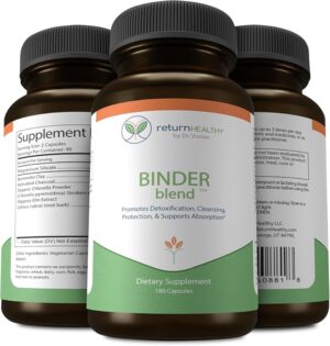 Binder Blend suplemento digestivo con carbón activado y bentonita
