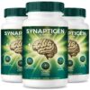 Frasco de cápsulas Synaptigen NutraVibe para enfoque y memoria