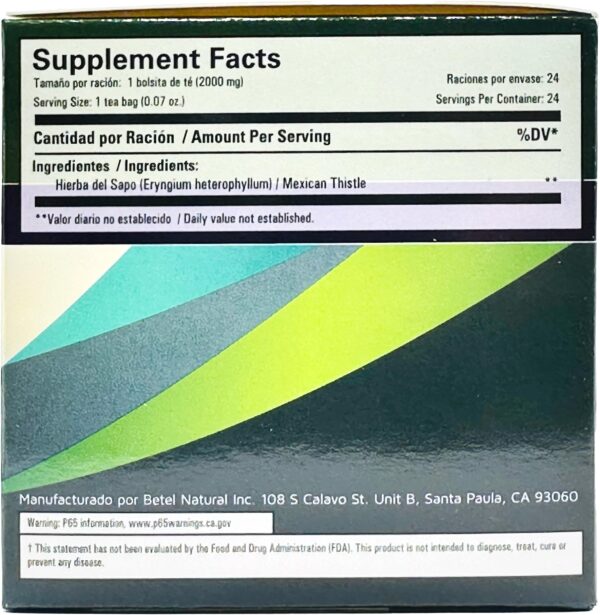 Té Hierba del Sapo directo de México por Betel Natural