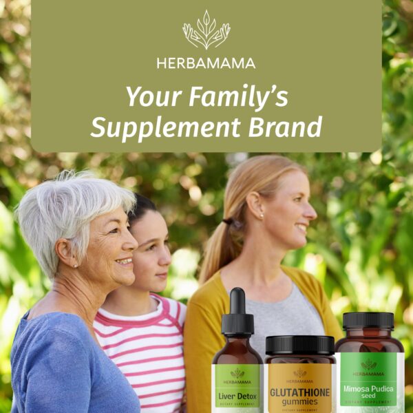 Herbamama gomitas glutatión limpio para detox del hígado