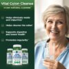 Etiqueta frontal Vital Colon Cleanse de Vital Planet