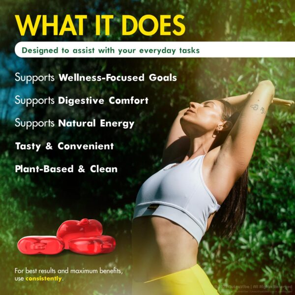 Gomitas paquetería doble para uso prolongado de vinagre de sidra manzana