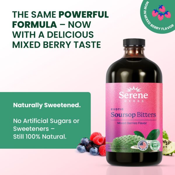 Amargos Serene Herbs mezcla herbal limpieza y energía 32 porciones