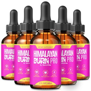 Paquete de 5 frascos Gotas NutraVibe Himalayan Burn Pro Paquete de 5 frascos Gotas NutraVibe Himalayan Burn Pro