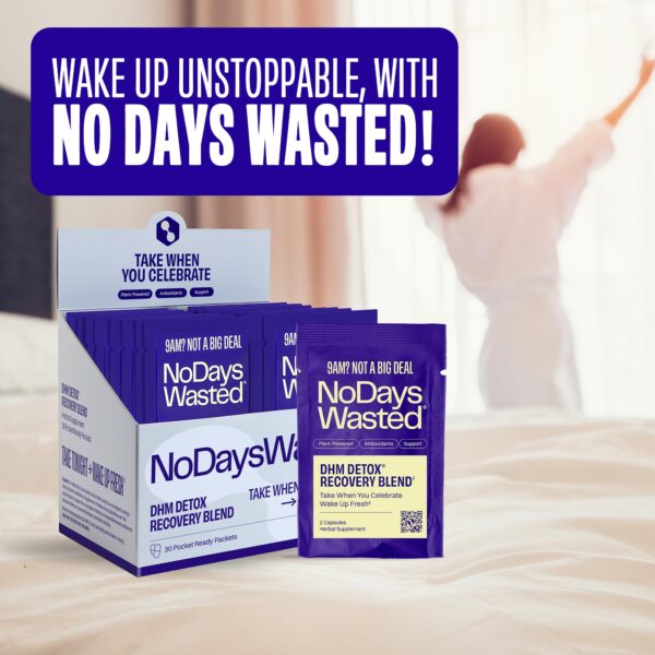 No Days Wasted suplemento DHM detox 30 porciones cápsulas