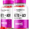 Gomitas Nutrizen Keto + ACV paquete doble 120 gomitas