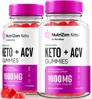 Gomitas Nutrizen Keto + ACV paquete doble 120 gomitas