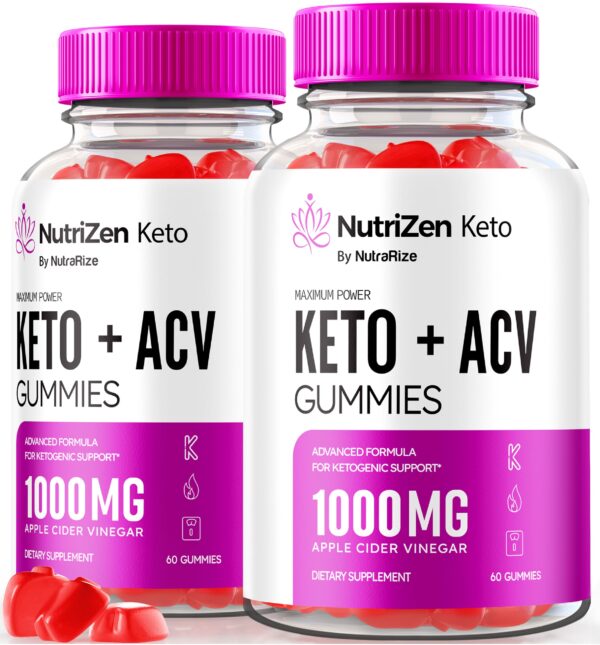 Gomitas Nutrizen Keto + ACV paquete doble 120 gomitas