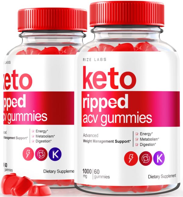 Gomitas keto ripped acv para pérdida de peso 1000mg