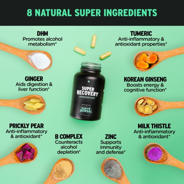 Ingredientes naturales para detox hepático y reparación hígado SuperBonsai