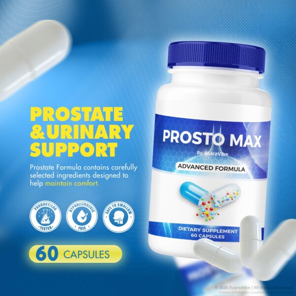 Envase de Prosto Max en presentación