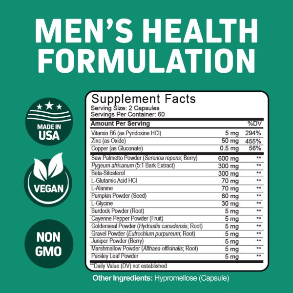 Gomitas con saw palmetto beta sitosterol para hombres