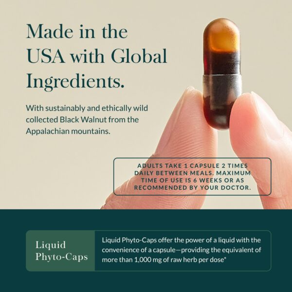 Detalles caja Gaia Herbs Microbiome Cleanse suplemento para salud gastrointestinal