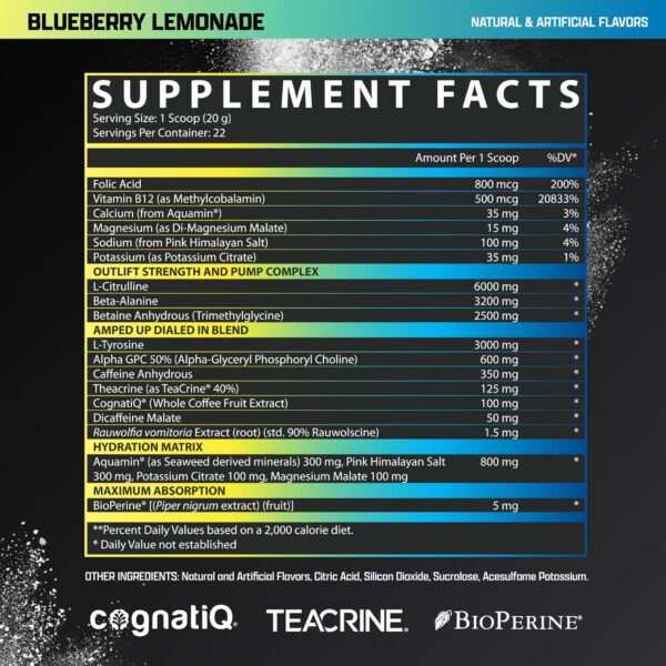 Presentación de 22 porciones Outlift Amped