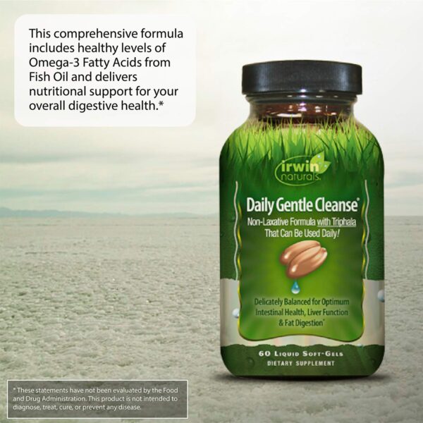 Irwin Naturals Daily Gentle Cleanse cápsulas para digestión saludable