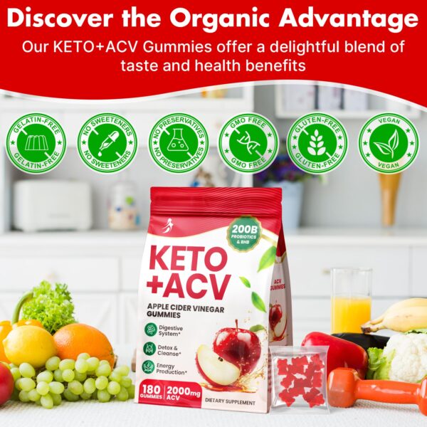 Gomitas vinagre sidra manzana keto detox salud intestinal jazytiko