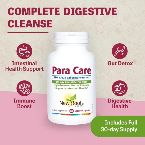 Cápsulas vegetales 270 Para Care New Roots Herbal