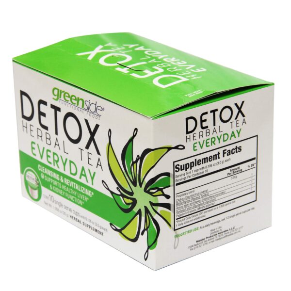 Tazas individuales té herbal greenside detox orgánico