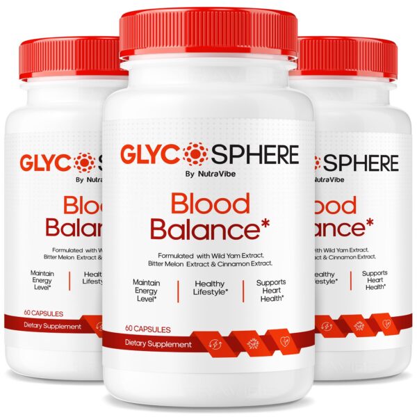 Frente del envase GlycoSphere con cápsulas